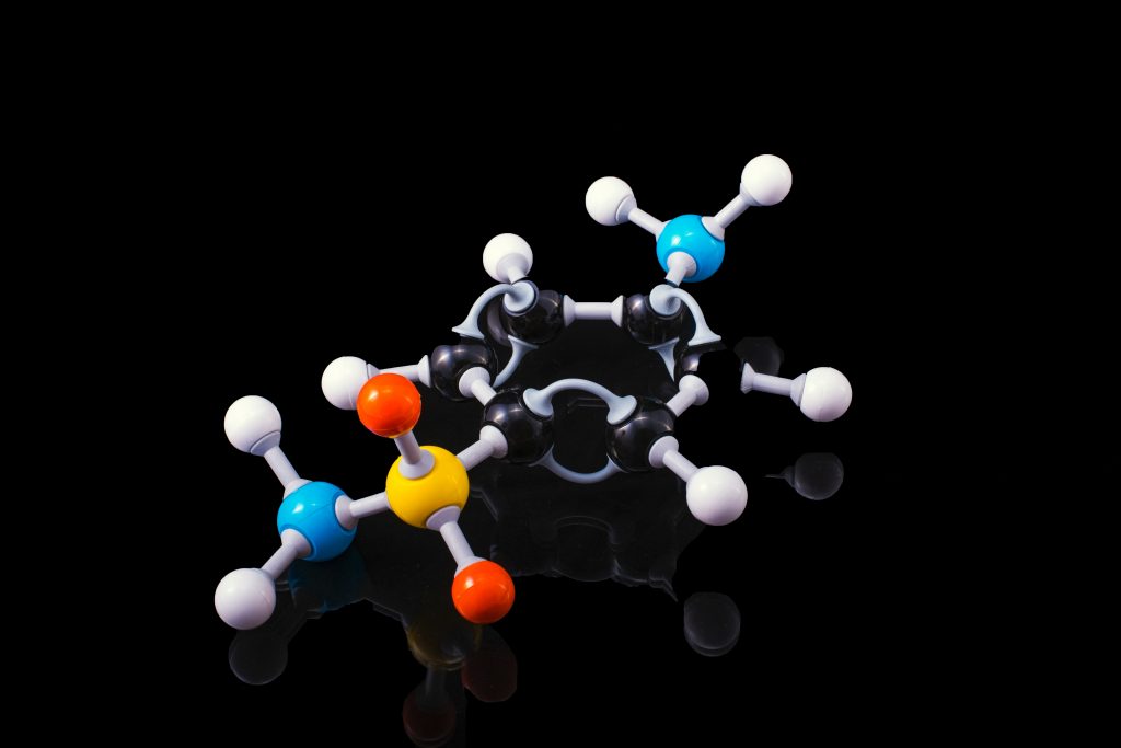 Image of a molecular model