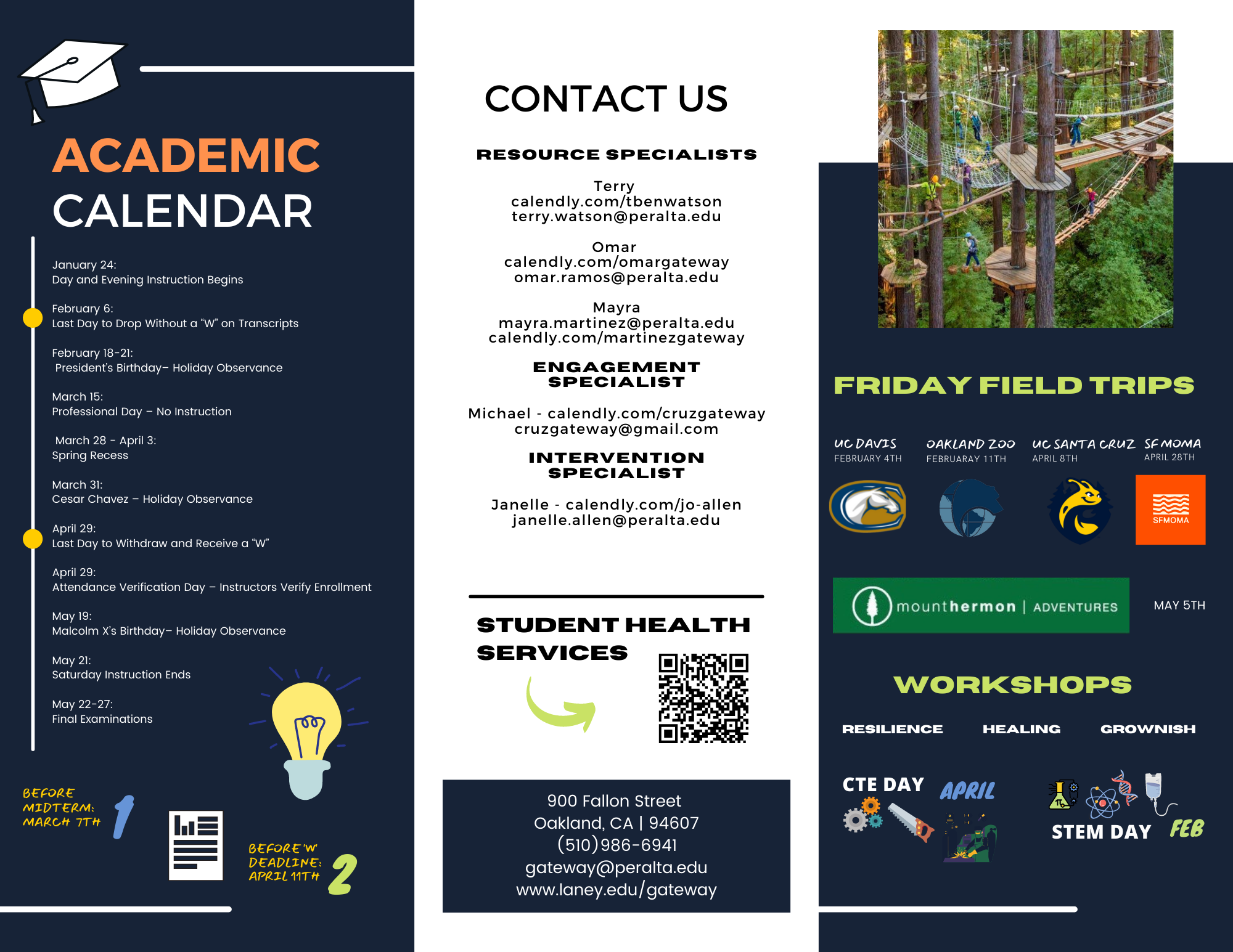 Peralta Spring 2022 Calendar Spring 2022 Important Dates And Holiday Schedule - Gateway To College  Gateway To College