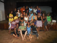 After dance class at the Universiy of Ghana, 2015.