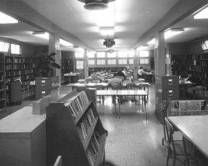 The old Laney Library circa 1960