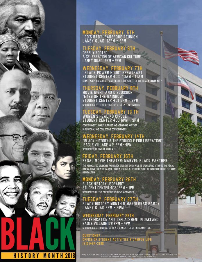 Black History Month 2018 events at Laney College