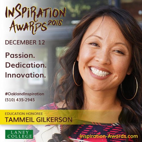 Laney College President Gilkerson Honored with Inspiration Award