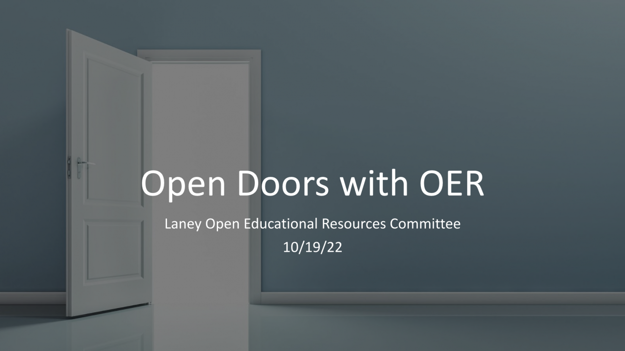 open doors with oer