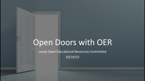 open doors with oer