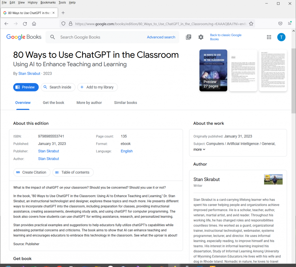What is the impact of chatGPT on your classroom?