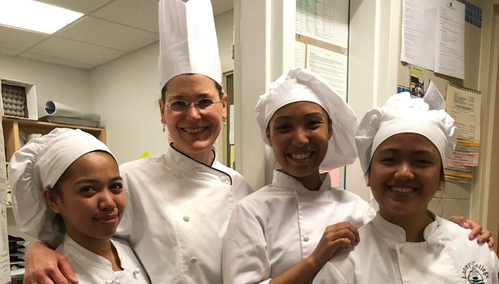 professional chef instructors at culinary school