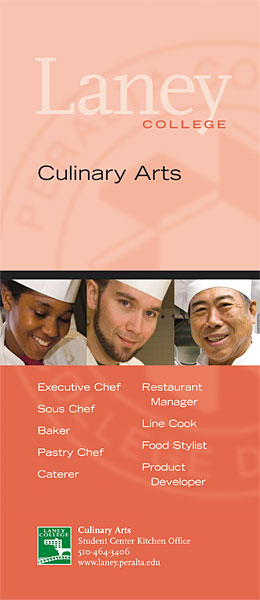 Culinary Arts Brochure