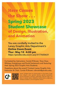 Announcement Spring 2023 Student Showcase