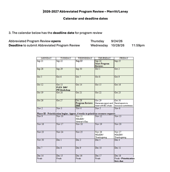 2026-2027 Abbreviated Program Review - MerrittLaney