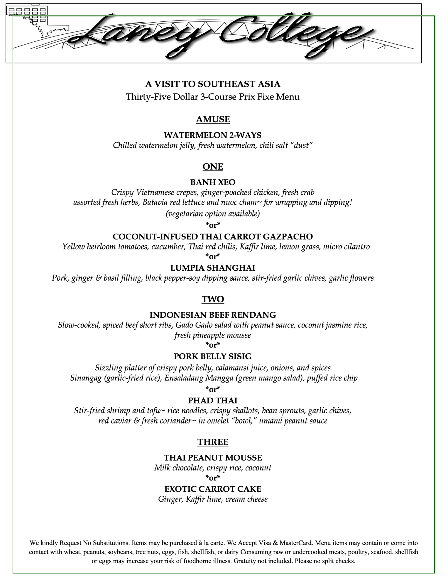 Bistro Menu 9-23 & 24