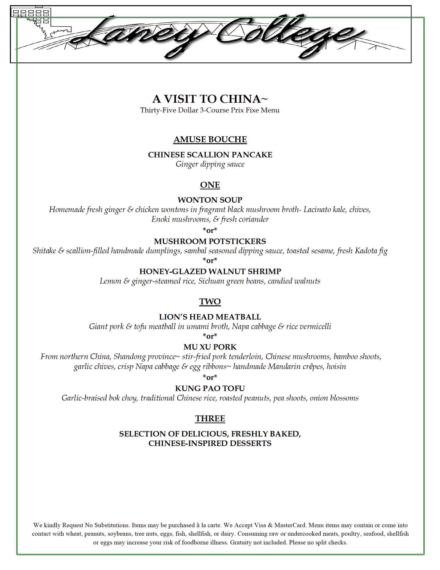 Bistro Menu 9-9 and 10