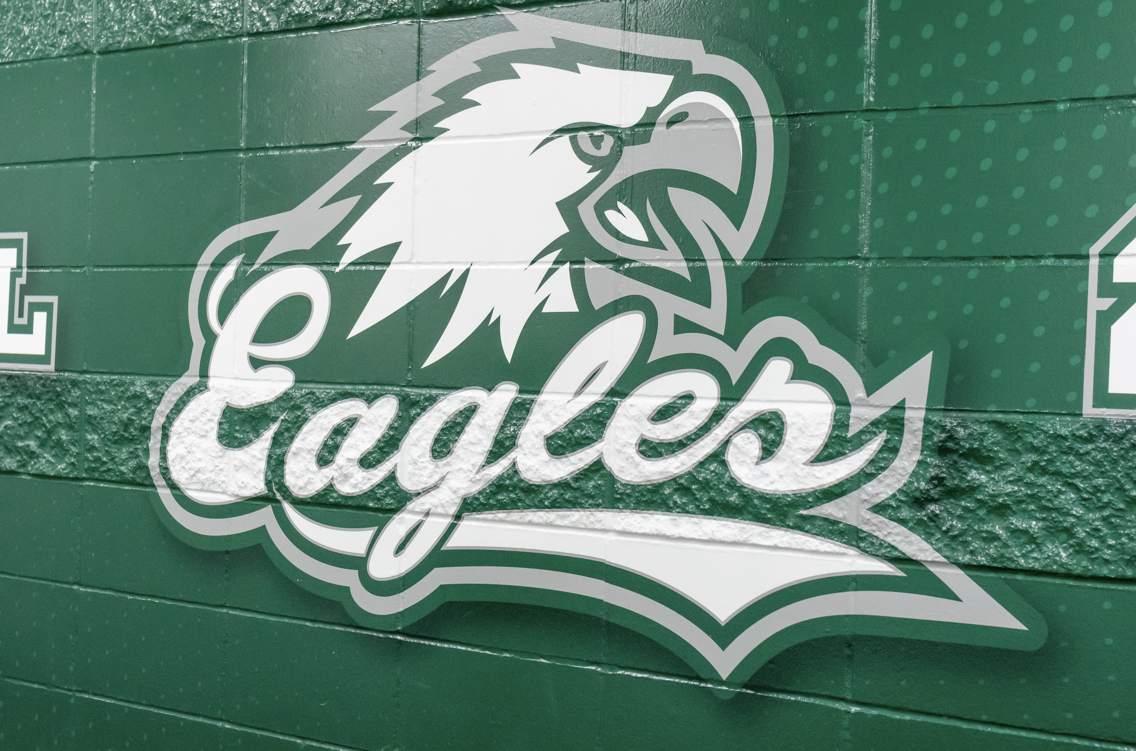 Eagles Brick Wall