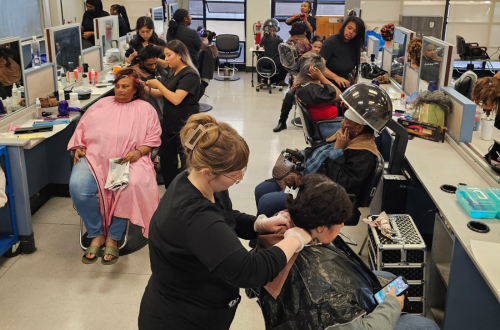 Cosmetology class