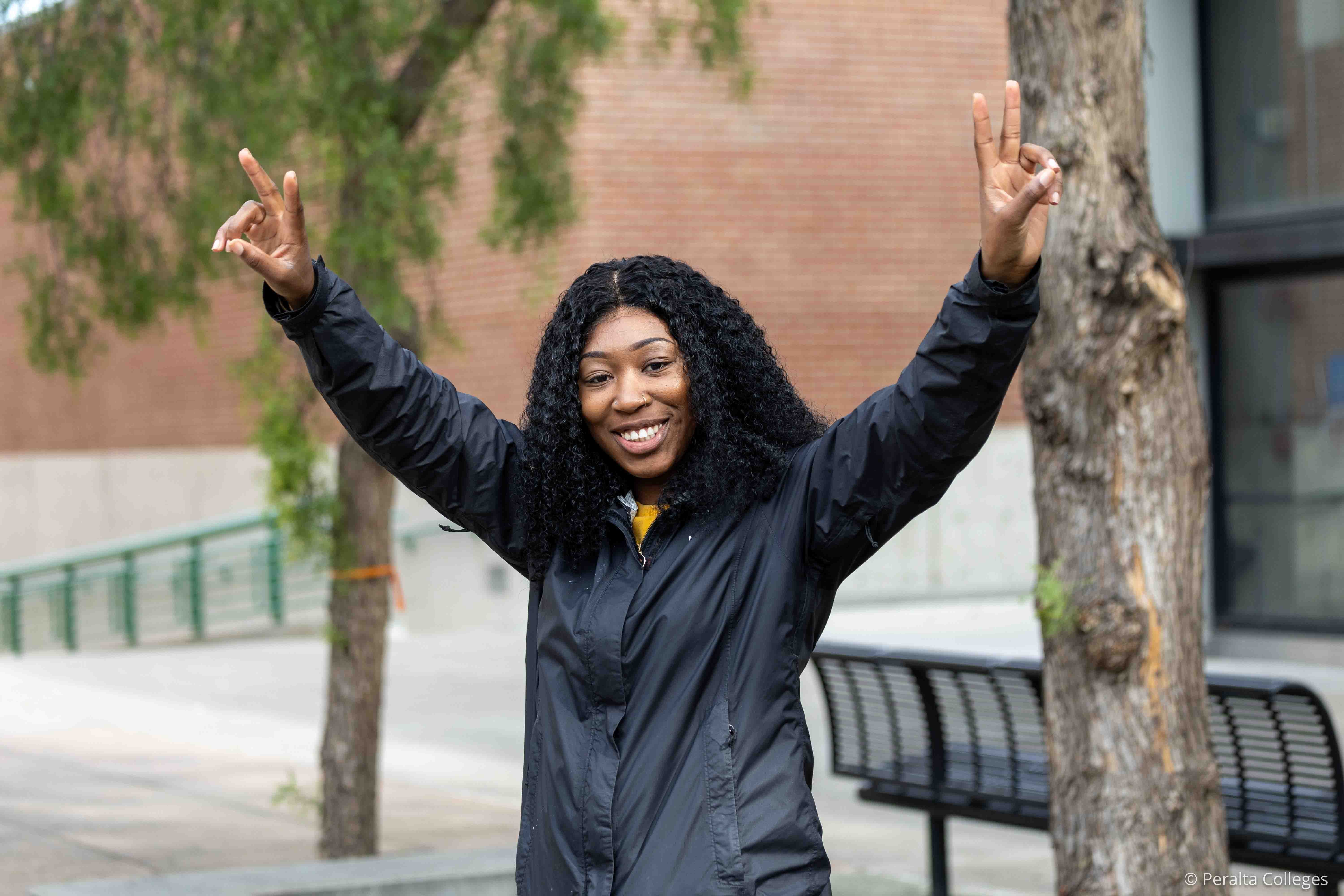 Laney Student in Quad