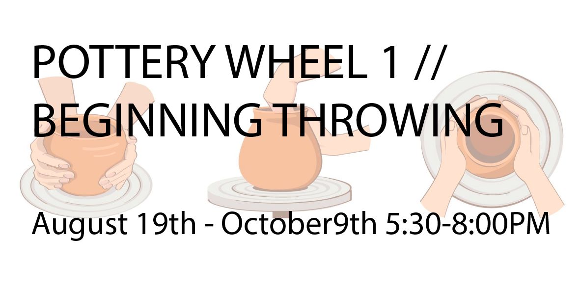 Pottery wheel beginning throwing workshop-1