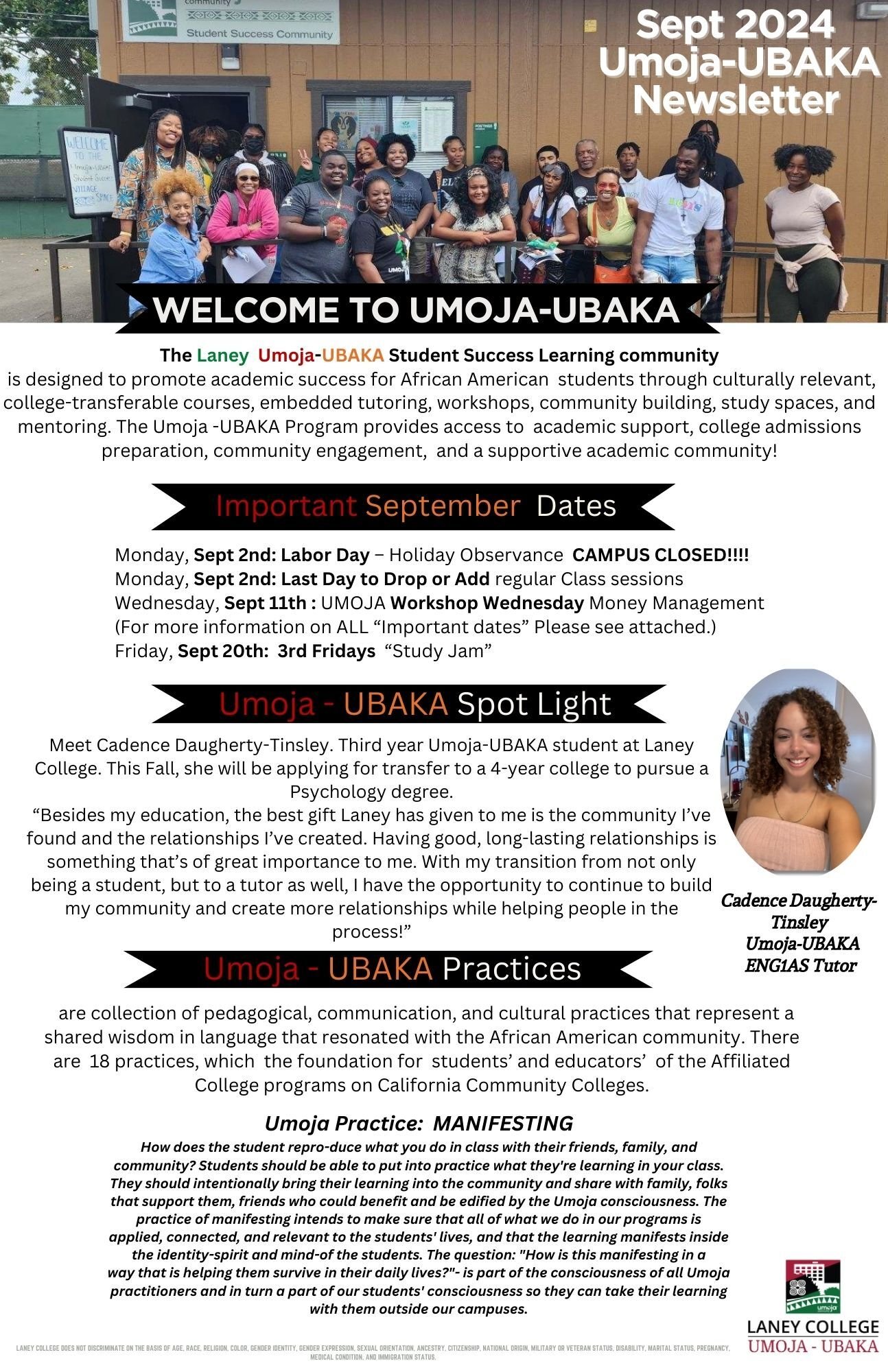 September 2024 Umoja-UBAKA Newsletter
