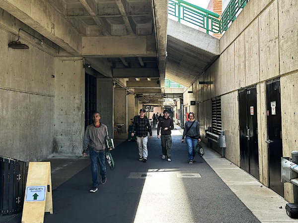 laney students breezeway