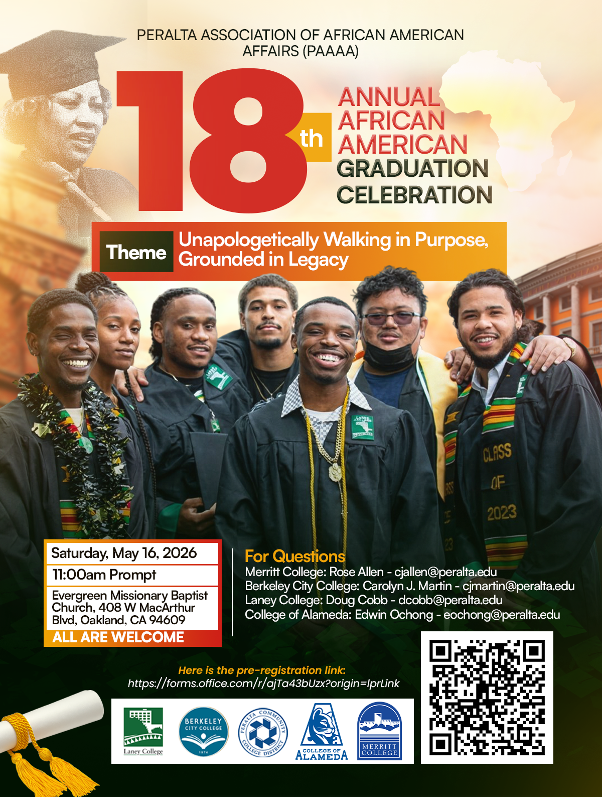 2026 African American Graduatio Celebration Flyer
