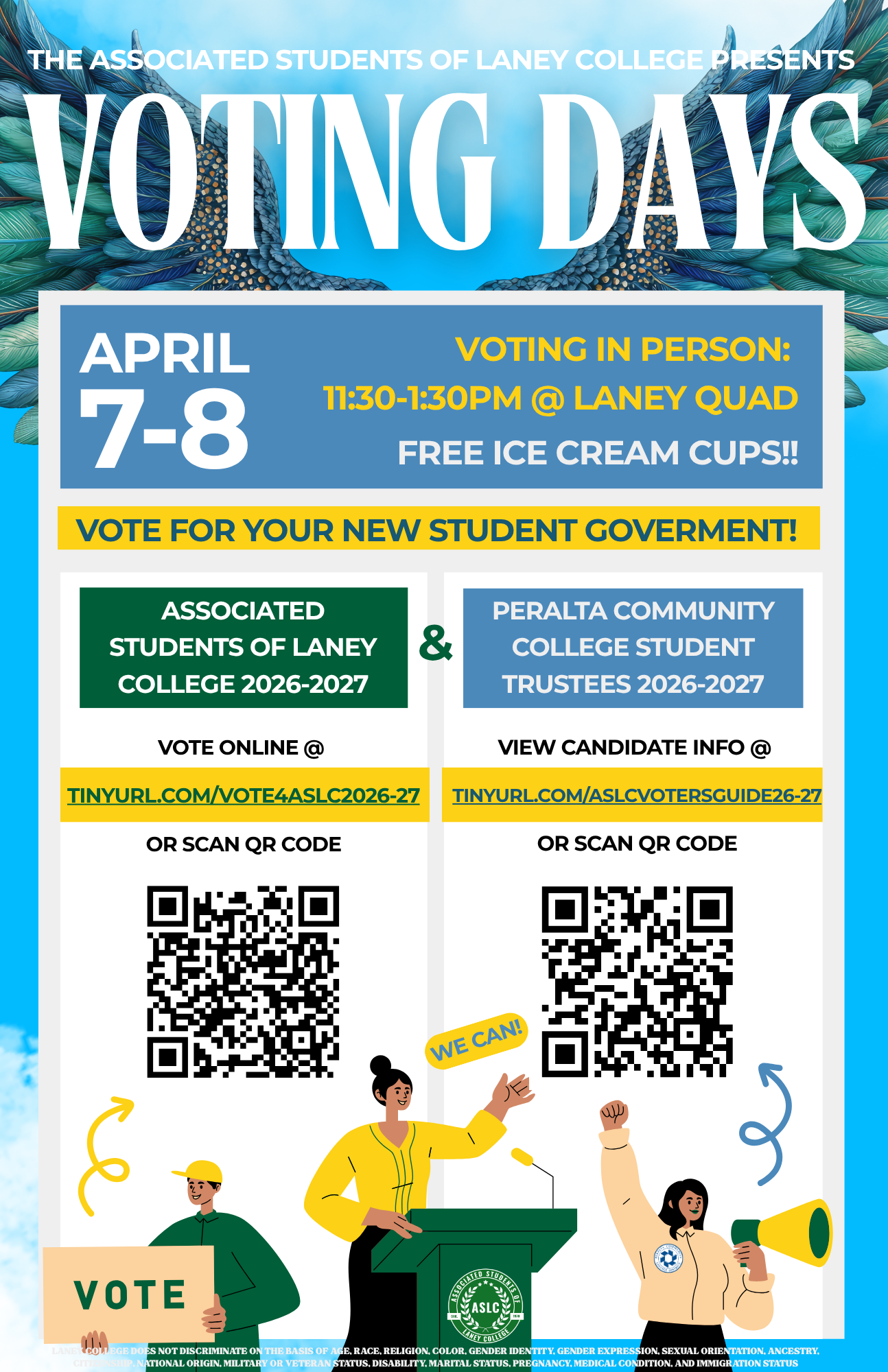 ASLC Voting Days Flier SP26