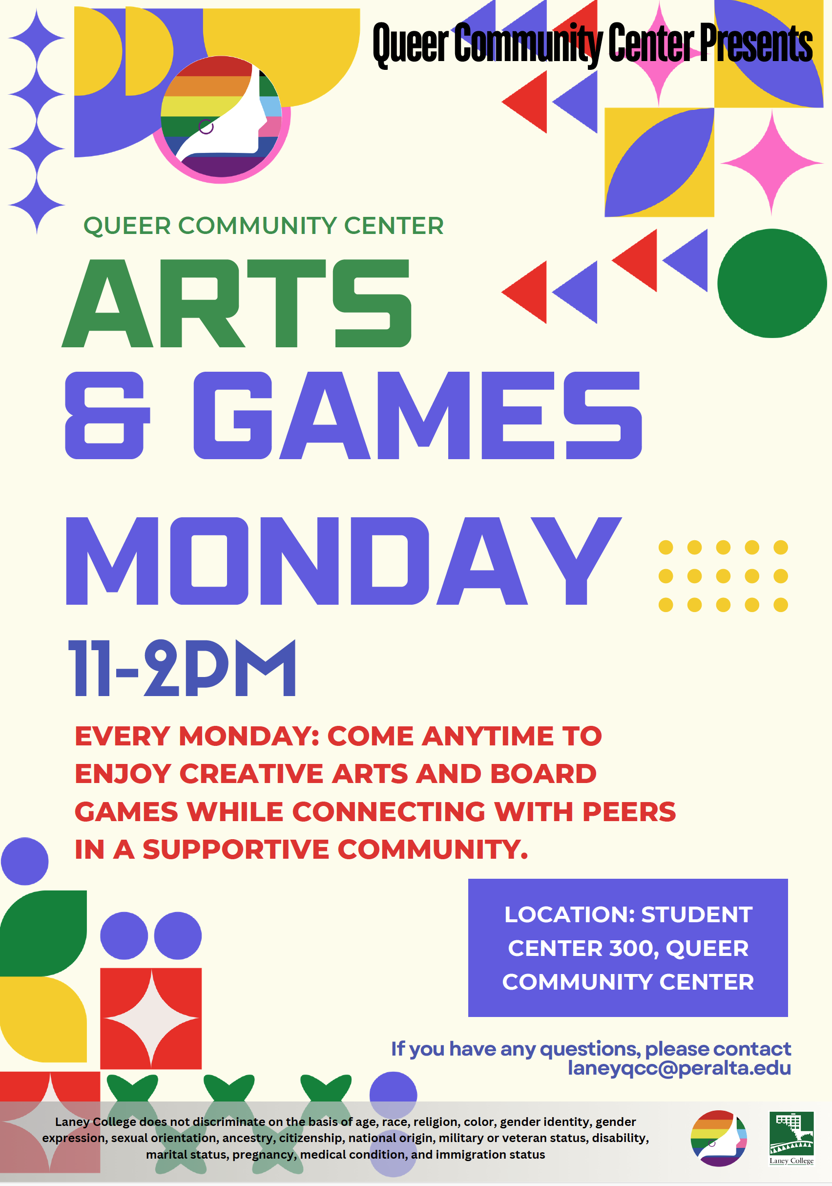 Arts & Games Monday