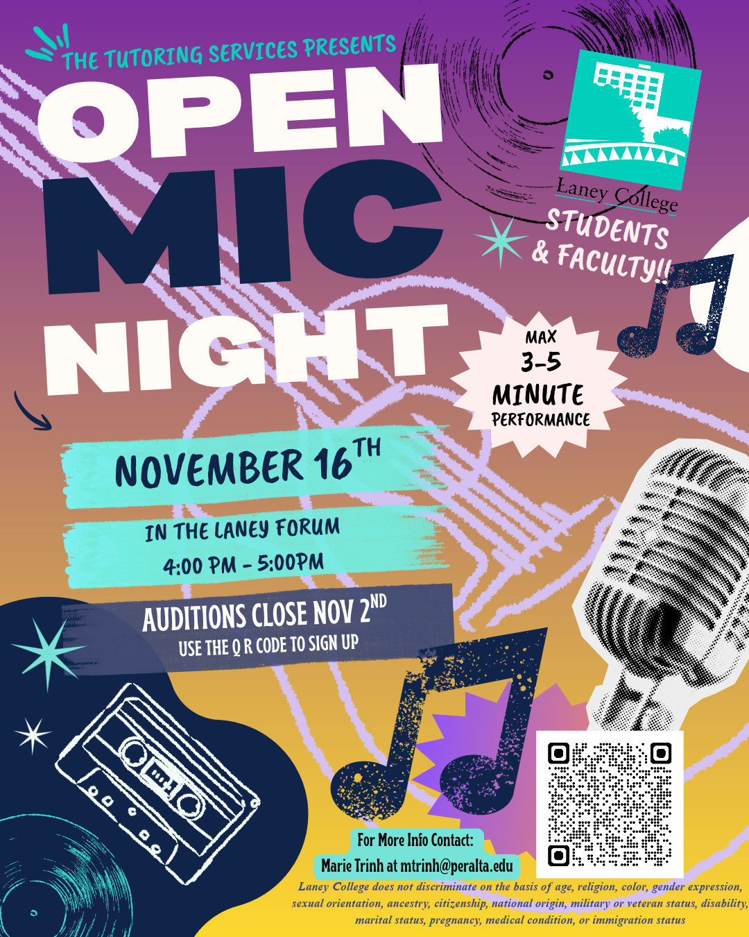 Laney -  Laney College Open Mic Night