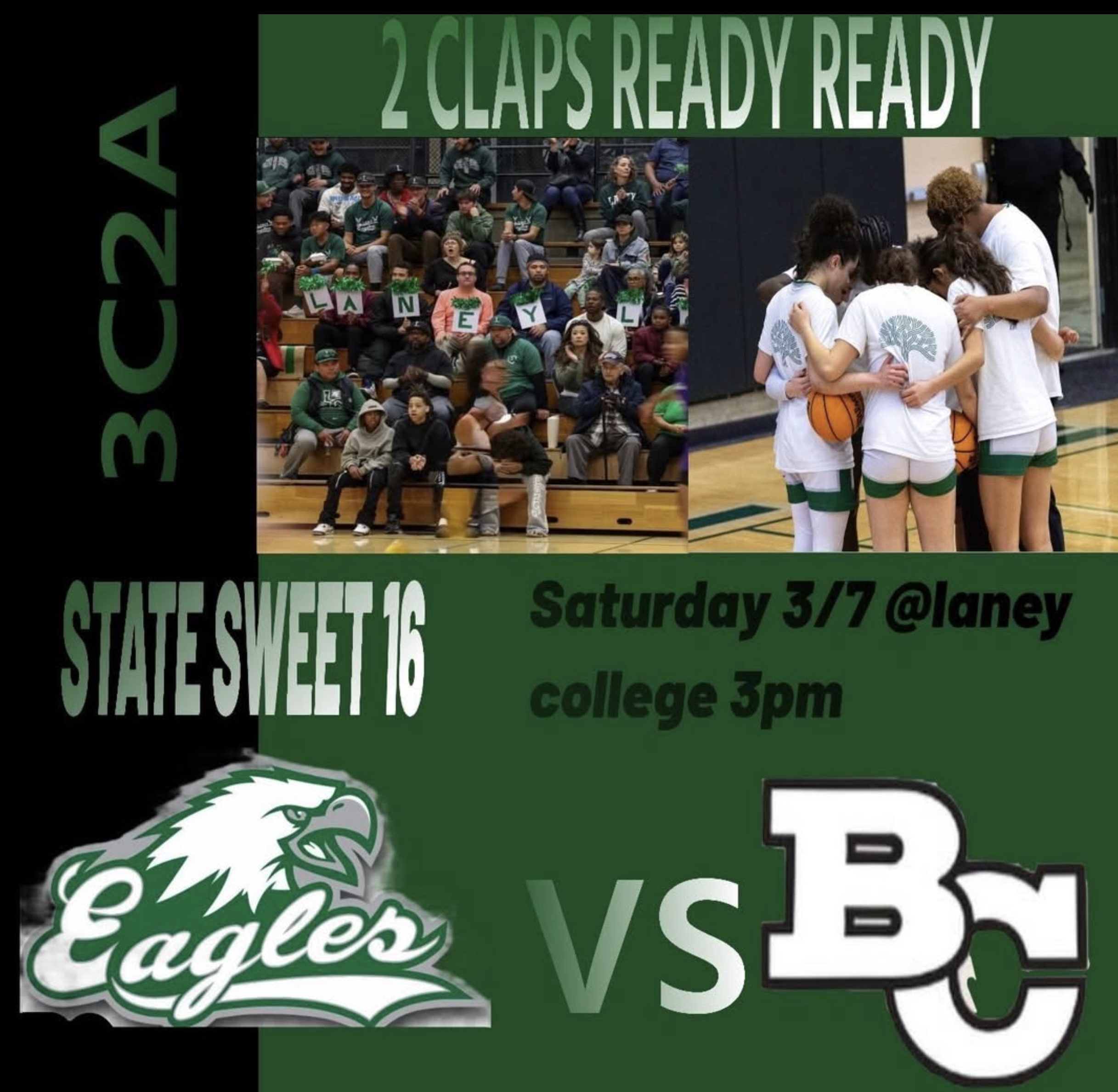 Laney -  🦅 Alum Catch-Up – State Sweet 16 Playoff Game