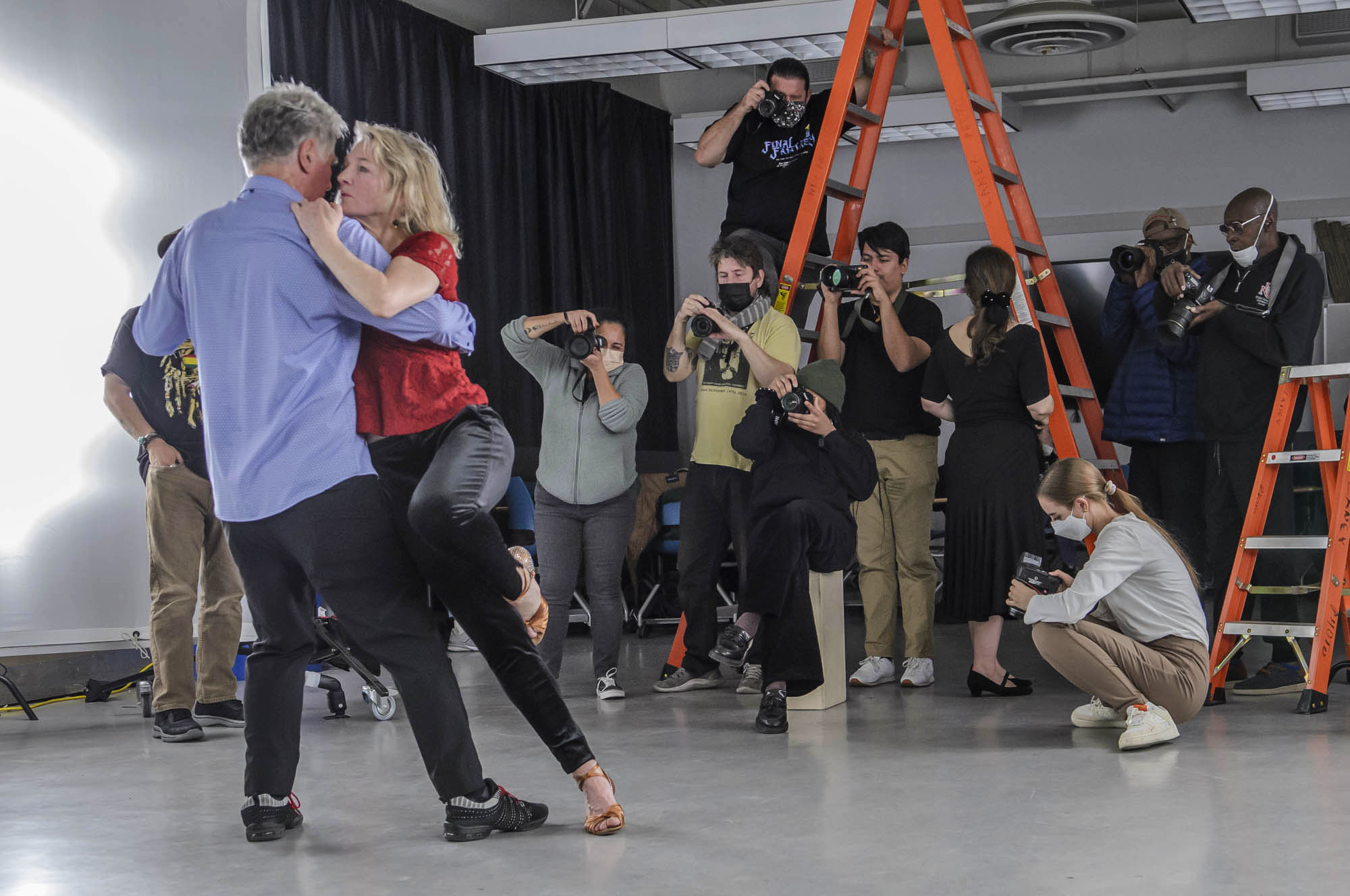 Photography department couple dancing Photography department couple dancing