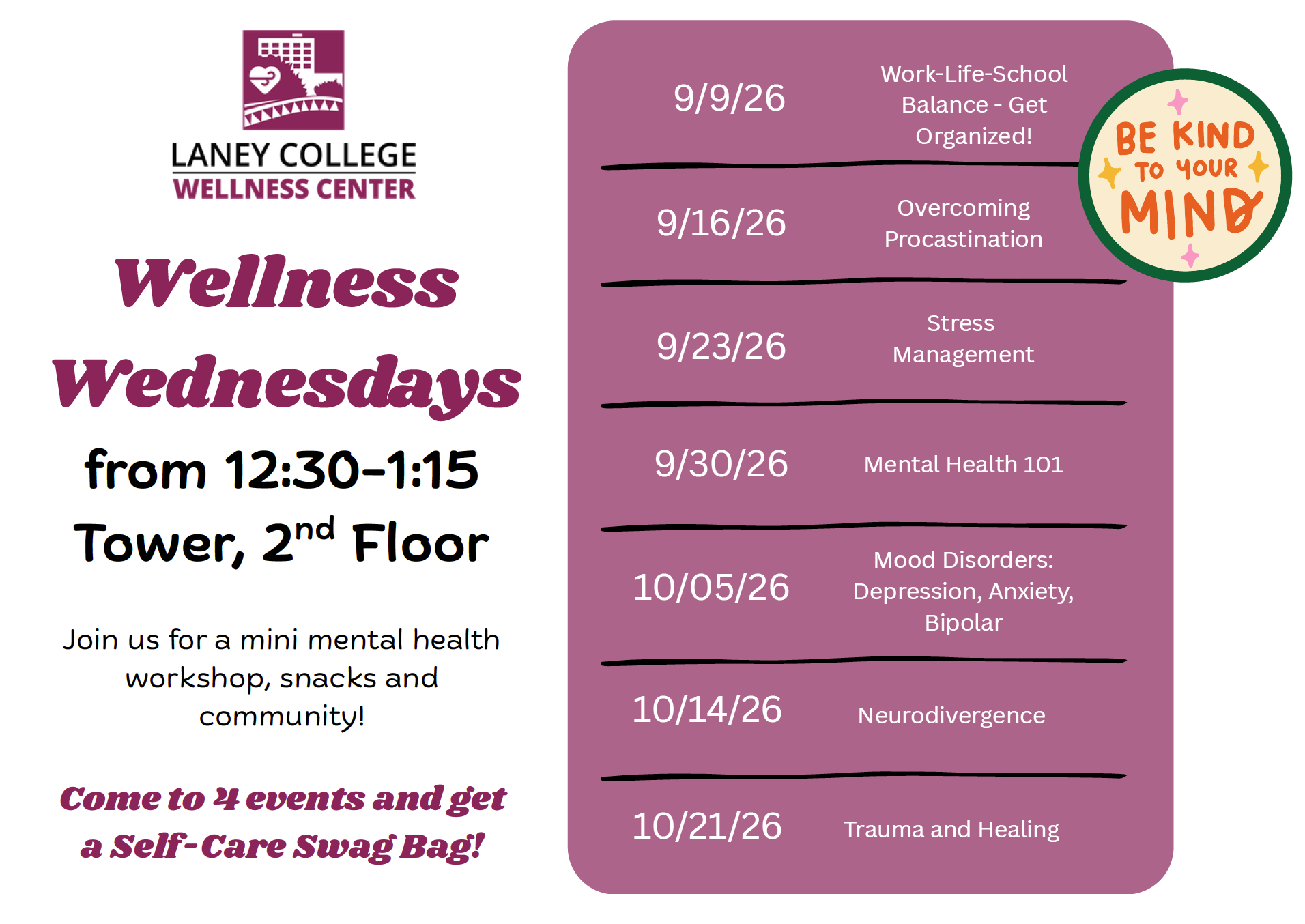 Laney -  Wellness Wednesdays