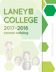Laney College Course Catalog Cover 2017-2018