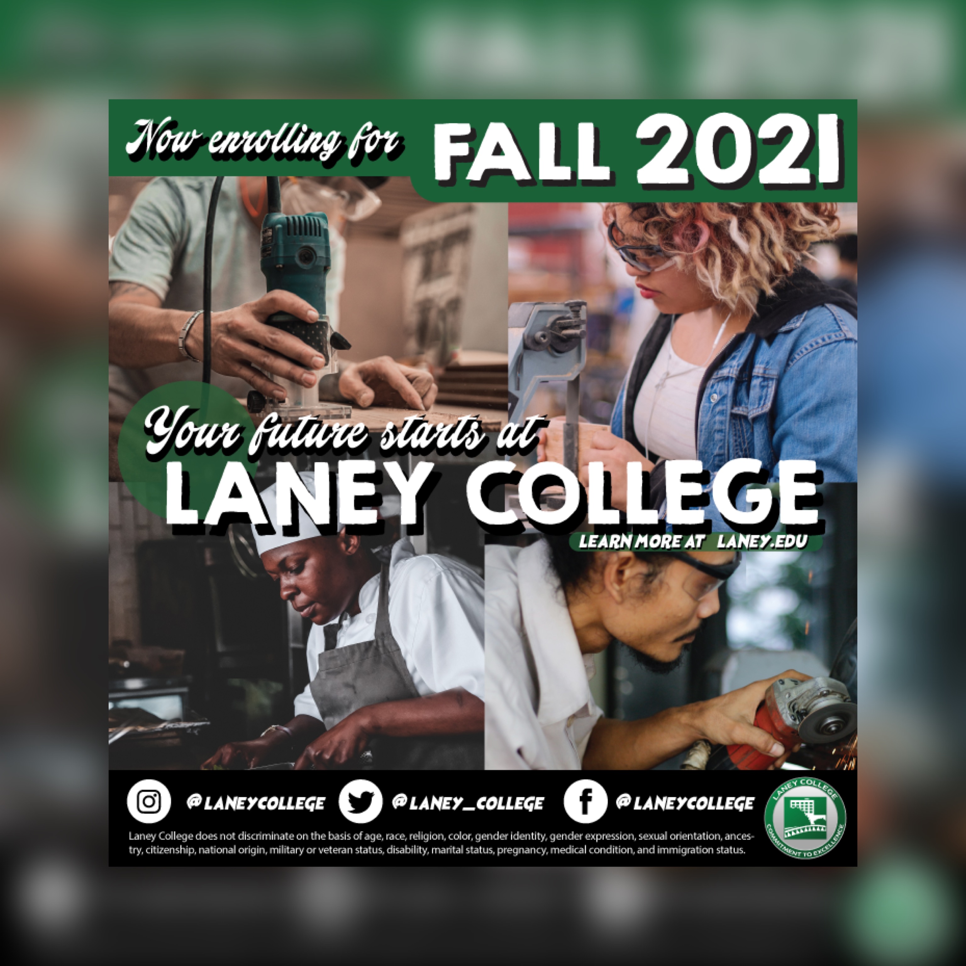 Laney College Dream. Flourish. Succeed. Laney College Laney College