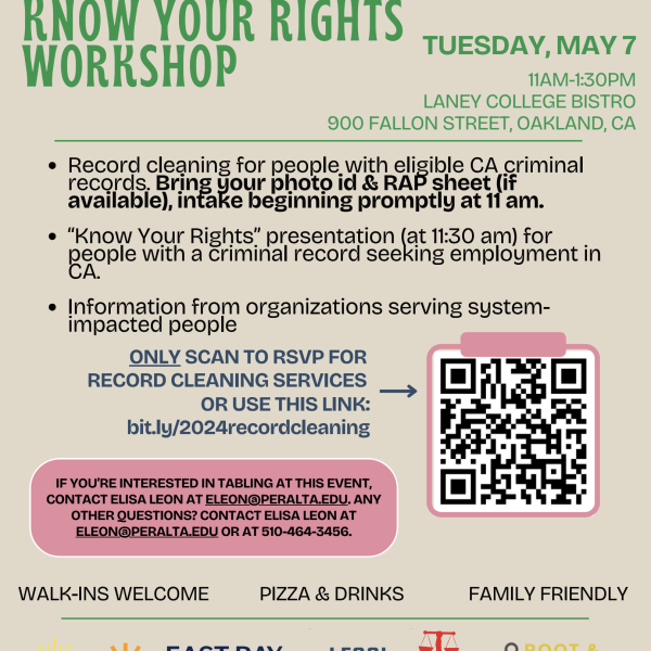 Record Cleaning & Know Your Rights (KYR) Workshop